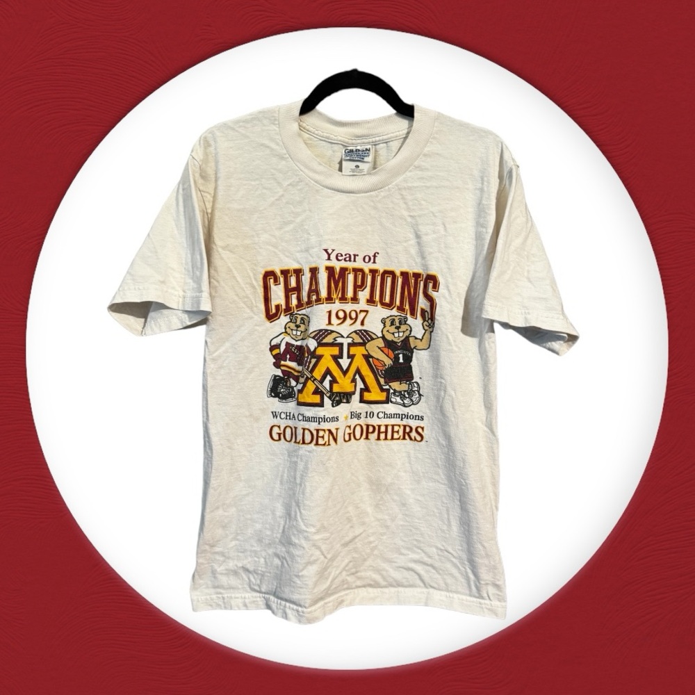 Vintage 1997 Minnesota Gophers Champions Tee